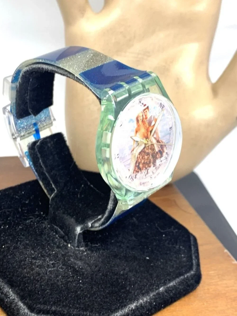 Swatch Unisex Watch GZ161 La Sirene et le Marin Mermaid Swiss Quartz 1999 34mm